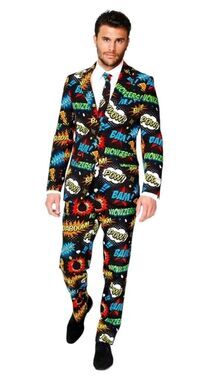 Opposuits Badaboom Men's Comic Suit 44 Halloween Novelty Party Super Hero C21